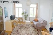Leipzig Gäste-Wohnung in saniertem Altbau, verkehrsgünstige Lage, Bad mit Wanne, vollmöbliert Wohnung mieten
