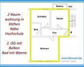 Köthen (Anhalt) 2-Raumwohnung mit Balkon in Köthen ! Wohnung mieten