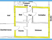 Köthen (Anhalt) 2-Raumwohnung mit großer Dachterrasse ! Wohnung mieten