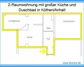 Köthen (Anhalt) Moderne 2-Raumwohnung in Köthen Wohnung mieten