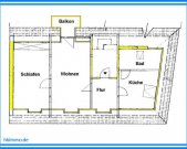 Köthen (Anhalt) Saniertes Denkmal: 2-Raum-Wohnung mit Balkon, EBK & E-Ladestation Wohnung mieten