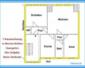 Diebzig 3-Raumwohnung mit Garten in Merzien bei Köthen (Anhalt) ! Wohnung mieten