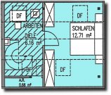 Zwickau Ab 1.11.! Zentrumsnahe 3-Raum-Maisonettewohnung mit Balkon! Wohnung mieten