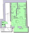 Zwickau Einraumwohnung im Zwickauer Zentrum mit Balkon und kleiner Küche! Wohnung mieten