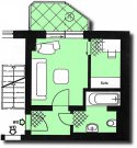 Zwickau Ab 1.10.! Helle 1-Raumwohnung mit Singleküche und Balkon in Marienthal! Wohnung mieten