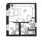 Zwickau Ab 1.1.26! Helle 1-Raum-Wohnung mit Stellplatz in Marienthal! Nähe HBK! Wohnung mieten