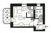 Zwickau Helle 1-Raum-Wohnung mit Tageslichtbad, EBK, Balkon und Stellplatz! Wohnung mieten