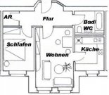 Chemnitz Günstige 2-Zimmer mit Wannenbad und Laminat in guter Lage! Wohnung mieten
