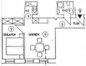 Chemnitz * Günstige 2-Zimmer mit Laminat und Dusche in Zentrumsnähe! * Wohnung mieten