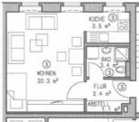 Chemnitz Ruhige 1-Zimmer mit Laminat, Balkon und Dusche in Zentrumsnähe zum Toppreis! Wohnung mieten