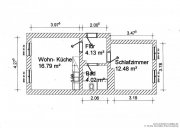 Freiberg 2-Zimmer Erdgeschosswohnung Wohnung mieten