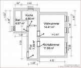 Freiberg 2-Zimmer-Erdgeschosswohnung Wohnung mieten
