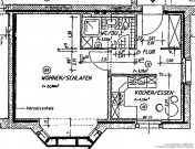 Freiberg Gemütliche 1-Raum-Wohnung mit Einbauküche in UNI-Nähe Wohnung mieten