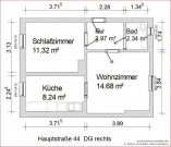 Halsbrücke 2-Zimmer-Dachgeschosswohnung mit Einbauküche in Halsbrücke Wohnung mieten