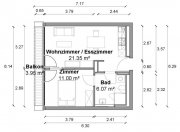 Berlin Gut geschnittene 2 Zimmer Wohnung ca. 40m², EBK, Fußbodenheizung und Balkon mit Weitblick in Mitte! Wohnung mieten