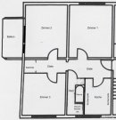 Berlin Furnished 3-room apartment with loggia - ideal for a shared flat Wohnung mieten