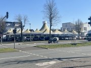 Rüsselsheim Top-Autoplatz in Rüsselsheim zu vermieten – ca. 58 Stellplätze & Büro Grundstück mieten
