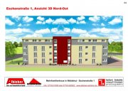 Waldshut-Tiengen Waldshut-Bergstadt: 2 Zimmerwohnung 1. Obergeschoss mit Balkon ca. 61m² mit Lift zu vermieten Wohnung mieten