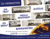 Kulmbach Ihre Praxis oder Kanzlei?
Am Eingang zur "neuen Mitte" der Stadt! Gewerbe mieten