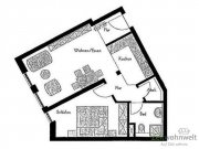 Meiningen (12536_10) MGN: ruhig gelegene kleine 2-Zimmer-Dachgeschosswohnung in der Heimstraße, EBK möglich Wohnung mieten