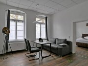 Weimar (EF0893_M) Weimar: Westvorstadt, zentrumsnahe, modern möblierte 2-Zimmer-Wohnung mit WLAN und PKW-Stellplatz, Stadtvilla mieten