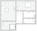 Gotha Oben wohnen. Zentral leben. Dachgeschosswohnung in Gotha. Wohnung mieten